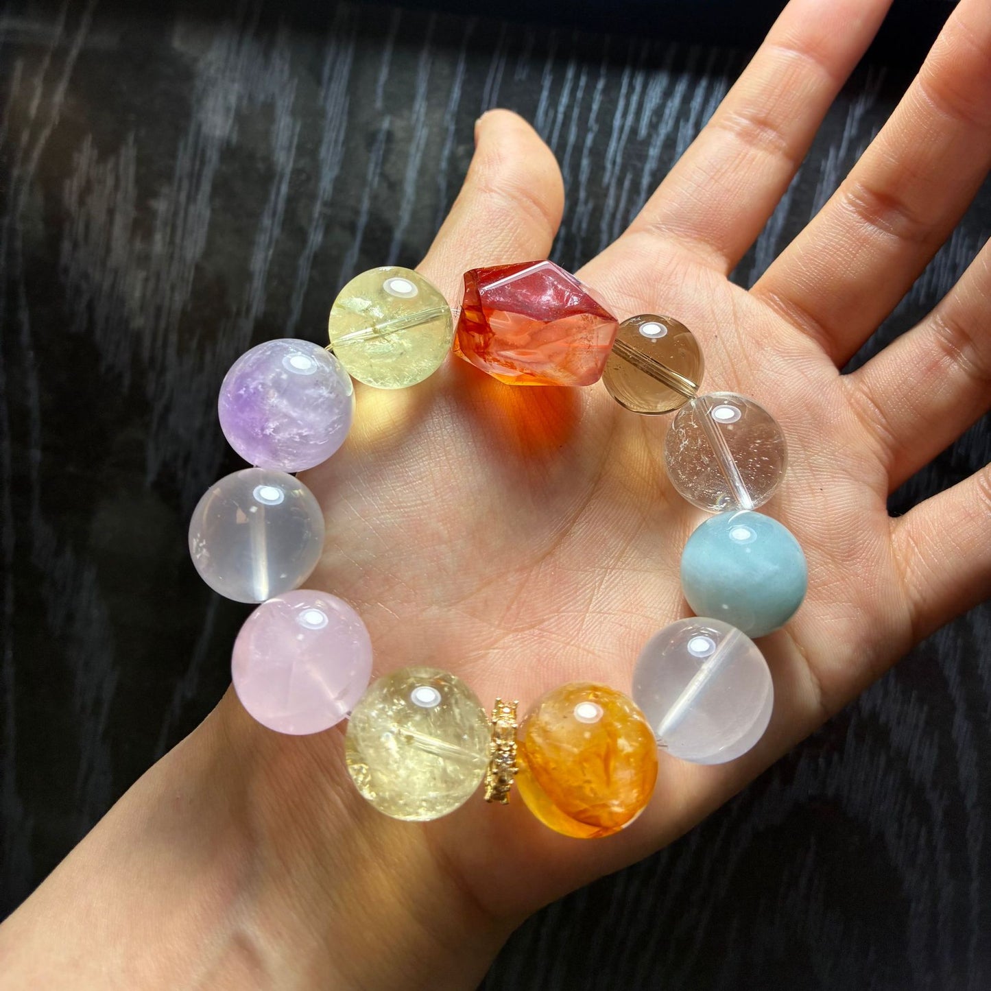Natural Energy Crystal Beads Lucky Bag-Open in Live